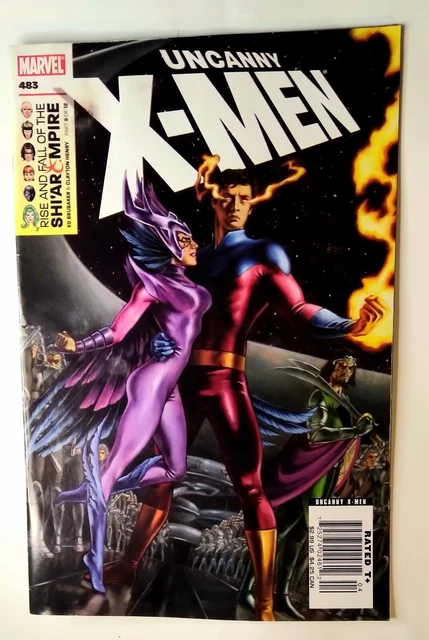 The Uncanny X-Men # 483 2007  Marvel Comics: (VF/NM) 1st Print  Shi-ar Empire
