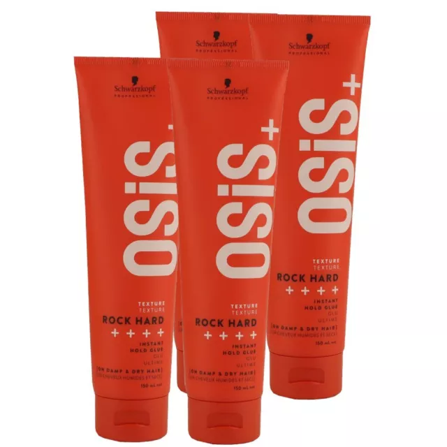 Schwarzkopf Osis Rock Hard 4 x 150 ml Gel Set