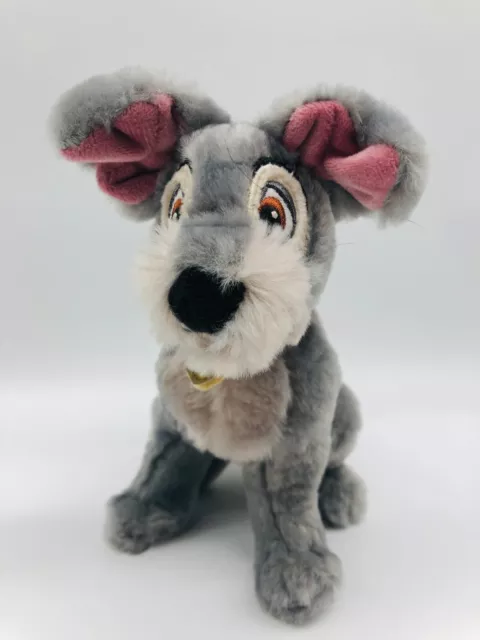 DISNEY STORE Lady and the Tramp Dog Plush Soft Toy, 7"!