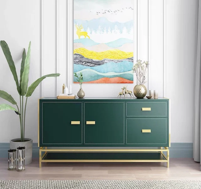 COMMODE DESIGN BUFFET Console Armoire Bois Moderne Salon Neuf EUR 1.311 ...