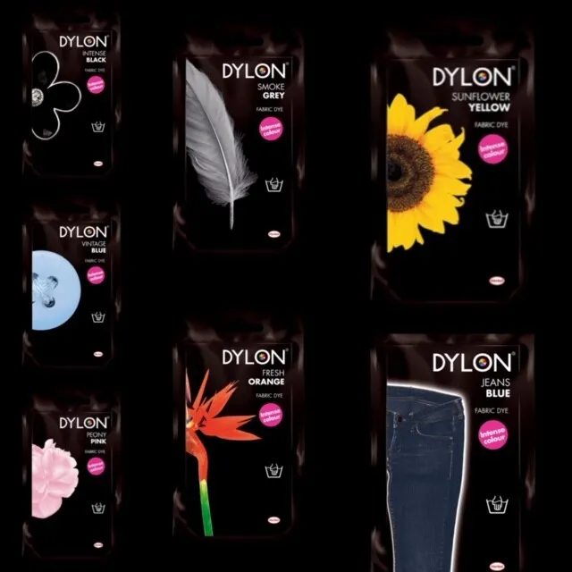 DYLON® - Fabric Hand Dye 50g - Full Colour Range Available