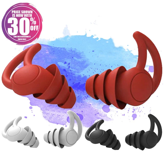 For Sleep Noise Cancelling Comfortable 3 Layer Earplugs 40db Ear Plugs