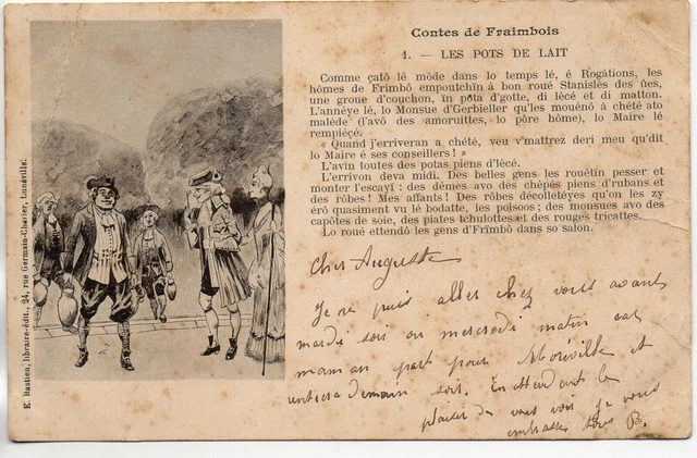FRAIMBOIS - Meurthe et Moselle - CPA 54 - les TALES les pots de lait 1