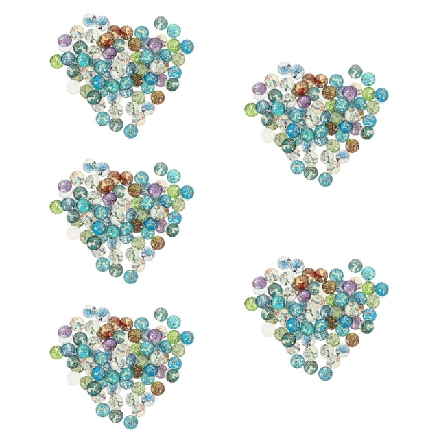 500 Pcs Leuchtender Edelstein-Patch Zeit Edelstein Abdeckung Ohrringe