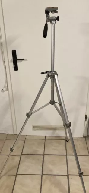 Velbon Stativ Tripod PH150 Head, 58" Zoll Alu 3-Bein-Stativ Schwenkkopf Kamera