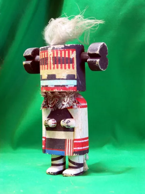 Muñeca Hopi Kachina - De colección CA 1940 Hemis Mana Kachina - ¡Una obra maestra vintage!