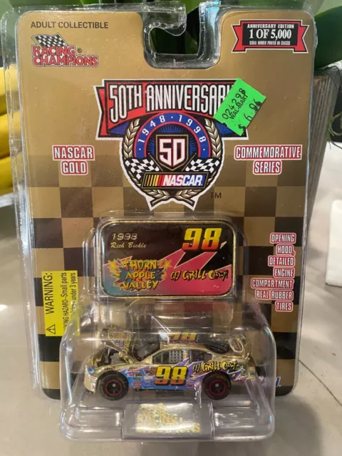 Racing Champions 50th Anniversary NASCAR #98 Rich Bickle Thorn Apple Valley NIB