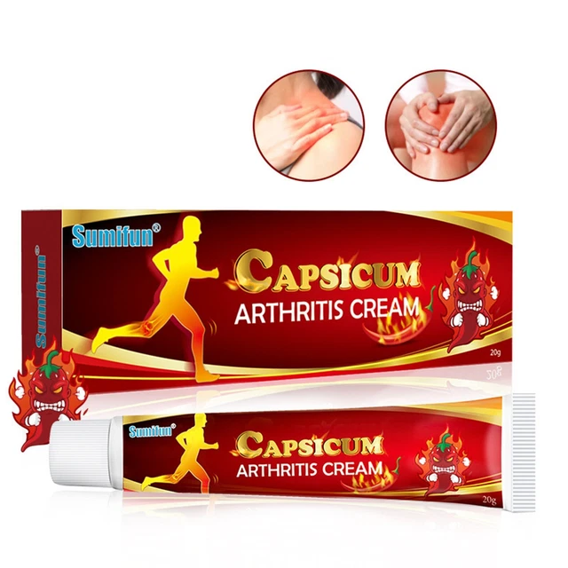 Sumifun Capsicum Arthritis Cream Hot Rheumatoid Arthritis Joint Knee Pain Relief