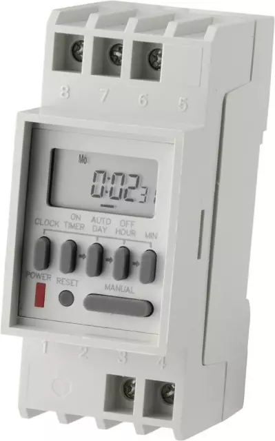 C-Control TM-848-2 Hutschienen-Zeitschaltuhr digital 230 V/AC 16 A/250 V