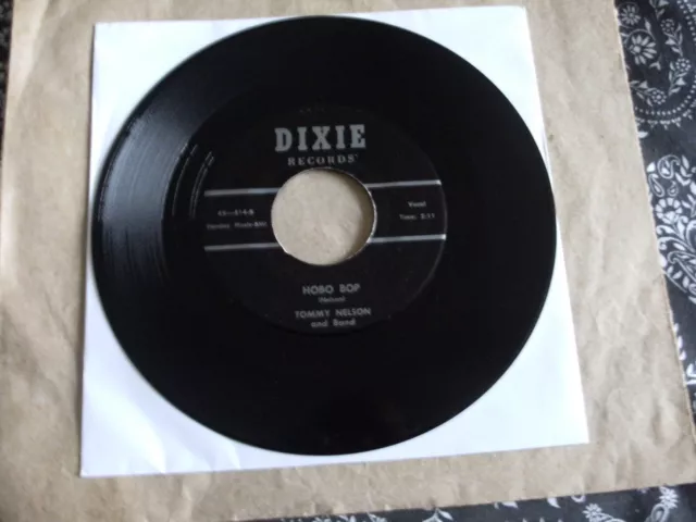 (Twin Rockabilly Gem) Tommy Nelson*Hobo Bop*(U.s.dixie 45) Mint