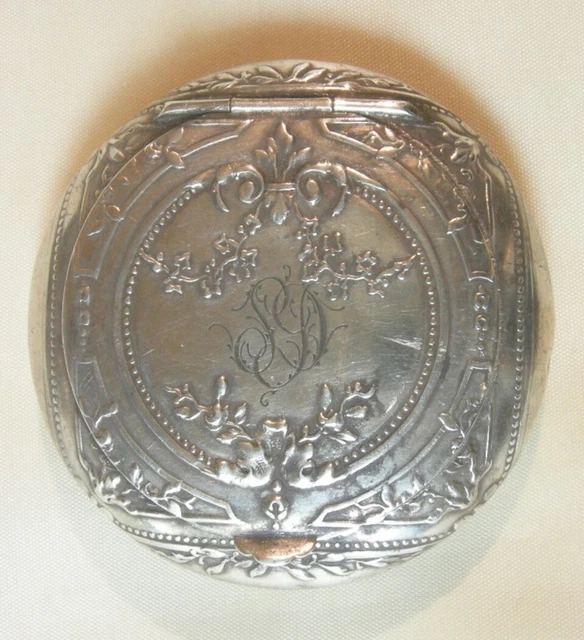 Grand Monogramme En Argent - Bijou Vintage Occasion Unique