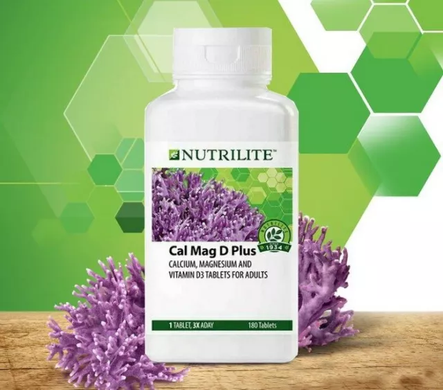 180 Tablets Amway Nutrilite Cal Mag D Plus + Tracking