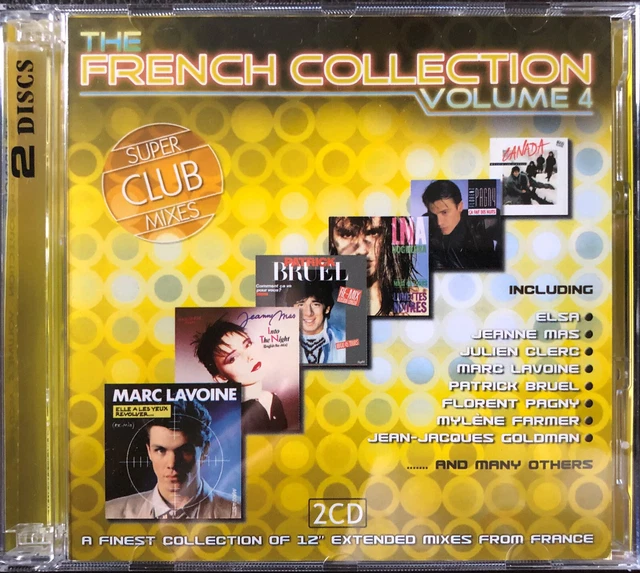 FRENCH COLLECTION VOL.4 Compilation 2 cd Versions Longues Années 80 EUR