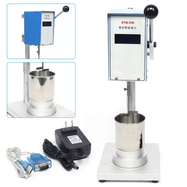KU CP G Temperature Display Stormer Viscometer Paint Coating Ink Viscosity Meter
