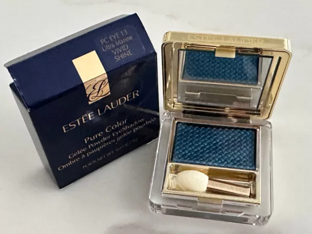 Estee Lauder Pure Color Gelee Powder EyeShadow ULTRA MARINE Vivid Shine