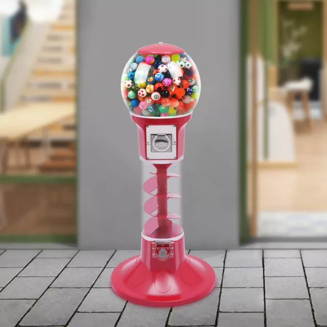 Kids Twirling Candy Machine Dispenser Machine Gumball Gum Ball Snacks With Stand
