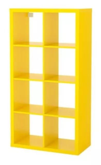 Ikea Kallax 8 Cube Unit Yellow