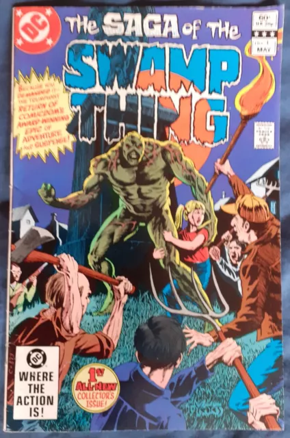 THE SAGA OF THE SWAMP THING # DC COMICS-1982 Very fine