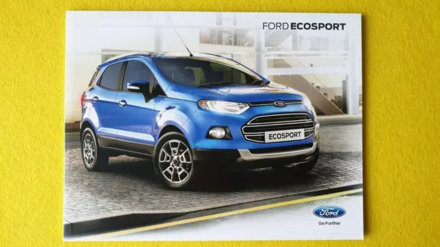 Ford EcoSport ST-Line Titanium S car brochure catalogue January 2016 MINT P