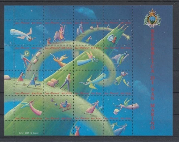 San Marino, MiNr. 1982-1997 Kleinbogen, postfrisch / MNH - 60833