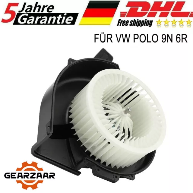 Heizungsgebläse Innenraumgebläse Gebläsemotor Für Vw Polo 9N 6R Bj Bj.2009-2012