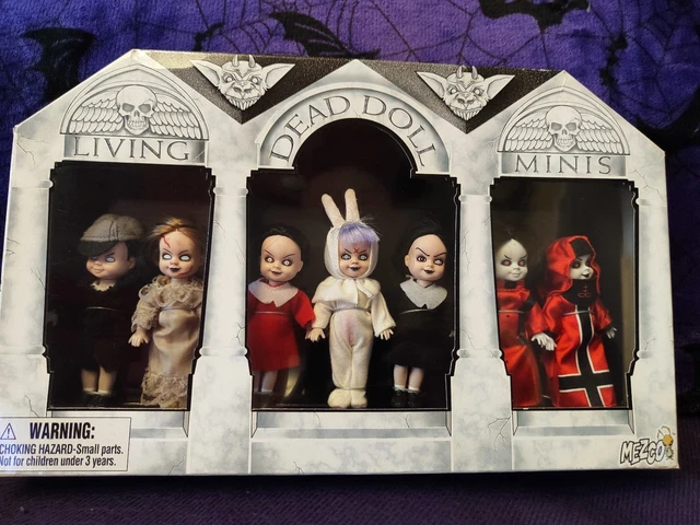 RARE MEZCO LIVING Dead Dolls Mausoleum 1 Series 1 Mini Great