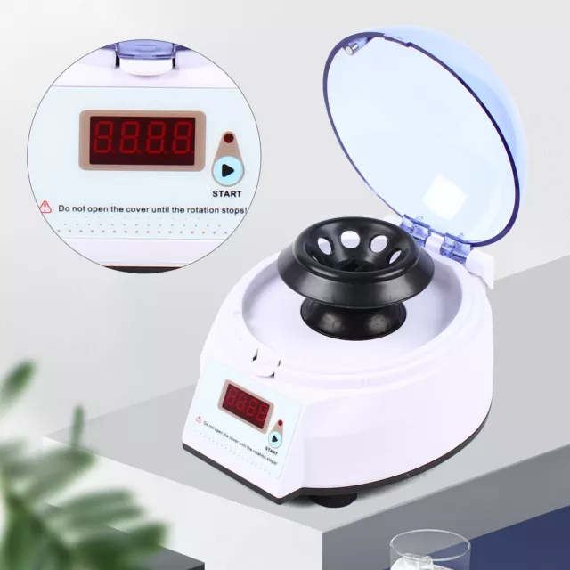 Mini Centrifuge Plasma Lab Micro Centrifuges PRP 4000 rpm + Angel/PCR Rotors NEW