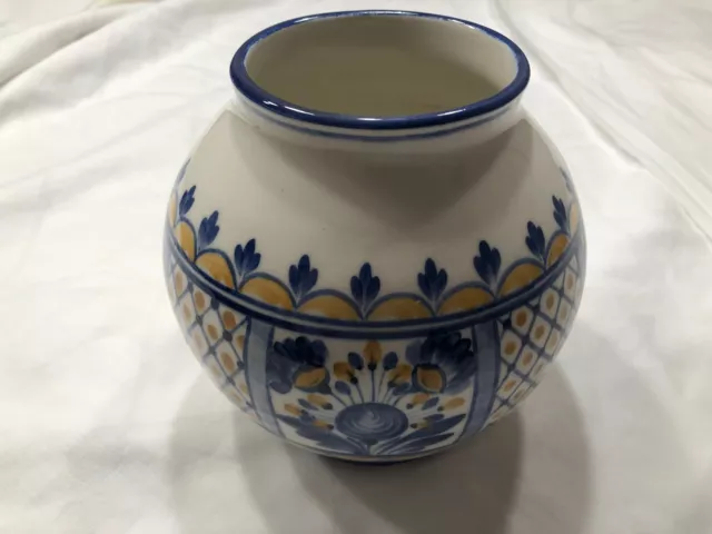 Keramik Vase handbemalt 1993