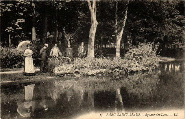 CPA AK Parc St-MAUR Square des Lacs (672072)