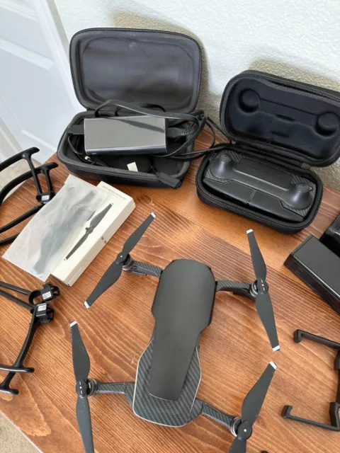 DJI Mavic Air 1 Camera Drone - Onyx Black with extra accessories