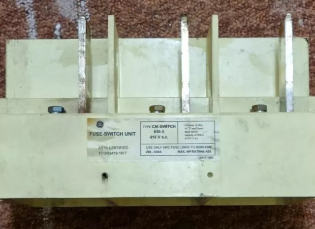 GEC Miniform 630Amp Fuse Carrier CM-MT 630A