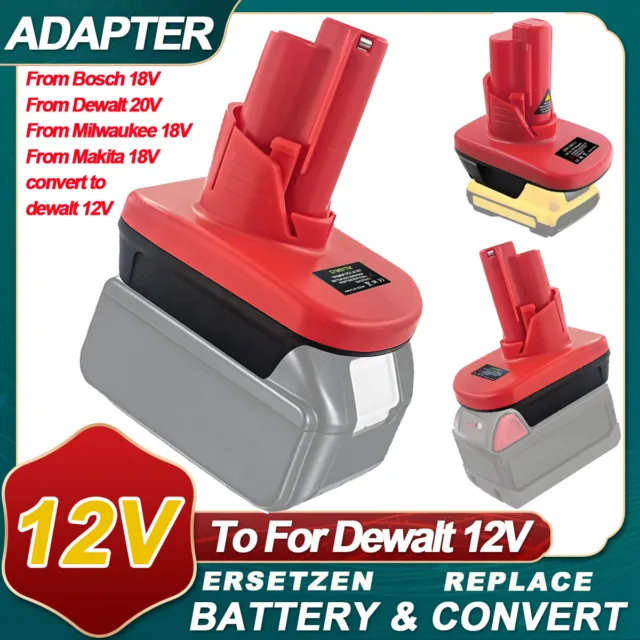 Adaptateur batterie pour Dewalt Bosch Einhell Makita 18V converti en Dyson  V10