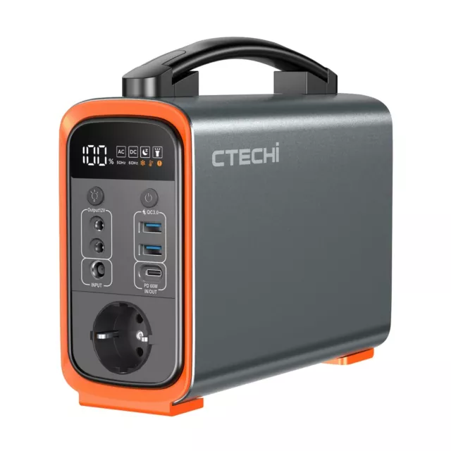 CTECHi GT200 tragbare Powerstation 350Watt Spitze Solar StromGenerator Powerbank