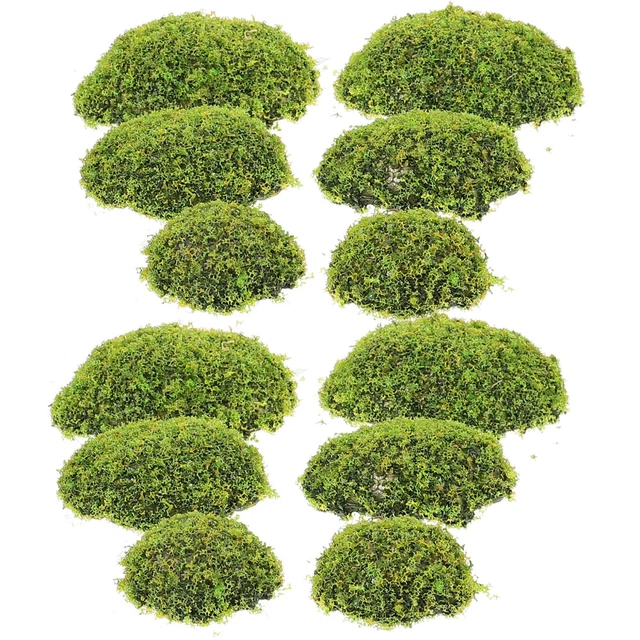 6 pz decorazione parete per piante muschio artificiale prato ufficio