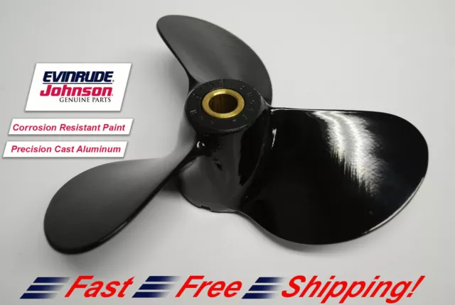 OEM Johnson Evinrude RH Aluminum Prop     2111-090-10P    763583    9" X 10"