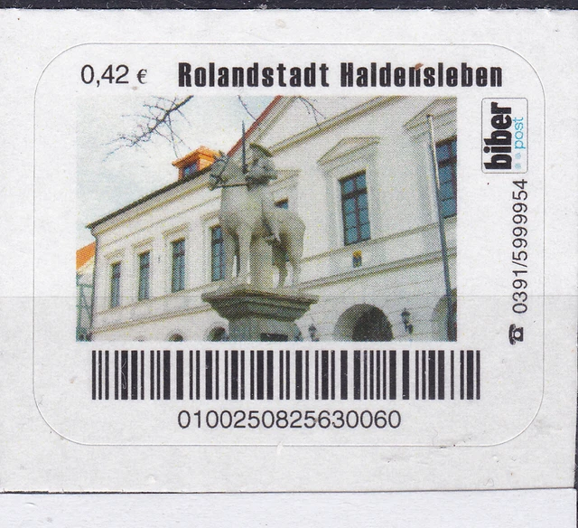 Privatpost. Biberpost. Rolandstadt Haldensleben, postfrisch