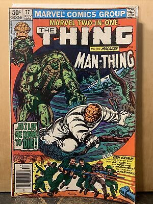 Marvel Two-In-One -The Thing & Man-Thing- #77 Comic Book 1981