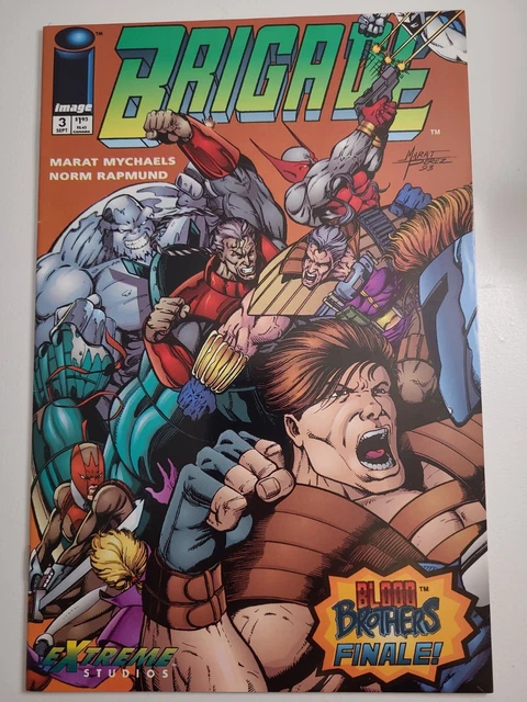 BRIGADE #3 IMAGE COMIC BOOK 1st print Youngblood Prophet 2nd series 1993 direct