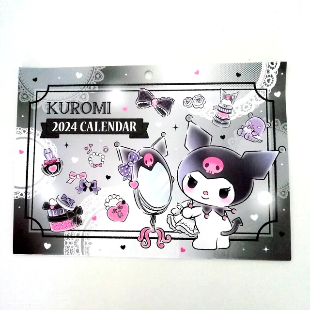 KUROMI WALL CALENDAR 2024 Sanrio Kawaii Japan 11.83 PicClick