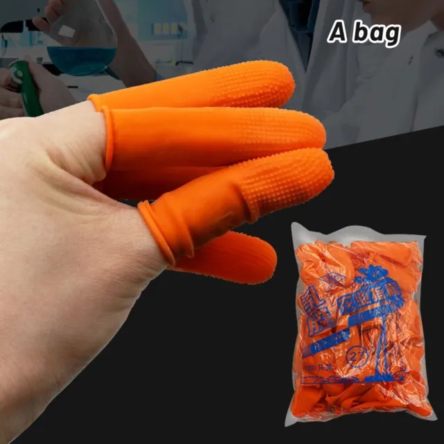 Protectores Para Dedo Silicona Resistente Elástico Set 5pz F Color Beige