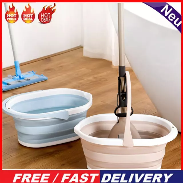 Collapsible Bucket Foldable Cleaning Bucket with Hanging Hole for House Cleaning