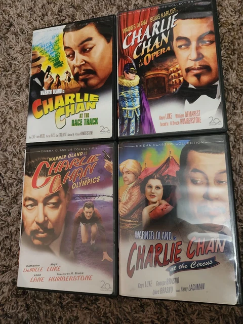 Charlie Chan Collection Vol. 2 DVD, 2006 -4-Disc Set opera race track Olympics c