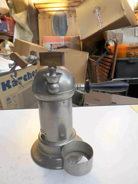Antiker Inhalator H 32 cm Metall 230 V sehr Dekorativ