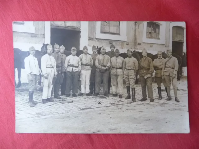 CPA ANTIQUE MILITARY PHOTOGRAPHY Postcard WW1 8° RI