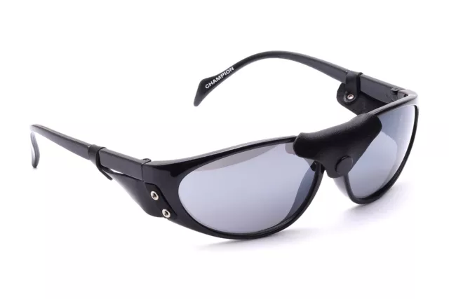 Sonnenbrille Sport Herren Damen Schwarz Seitenschutz Champion Qualität #5987