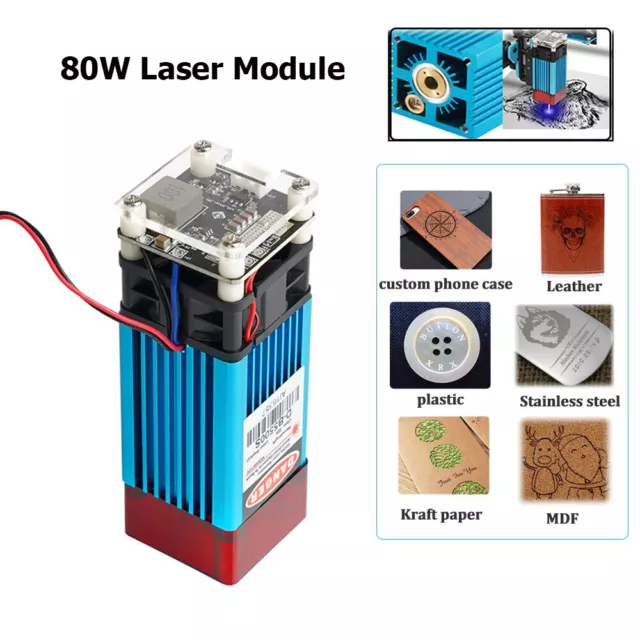 Twotrees TTS-55 80W Laser Module Laser Head for CNC Laser Engraving Wood Cutting