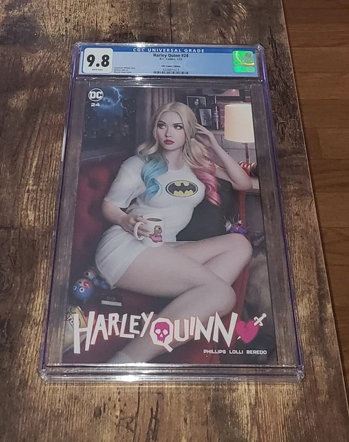 Harley Quinn #24 CGC 9.8 Graded KRS Comics Warren Louw Variant Cover DC Comics