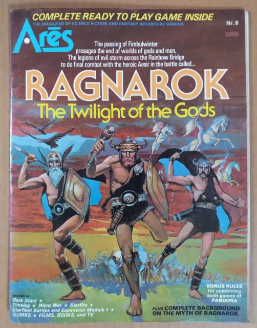 JDR / WARGAME Revue Ares #8 Ragnarok SPI 1981