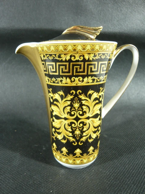 Rosenthal Versace Floralia Gold Form Ikarus Paul Wunderlich Milchkännchen 10cm