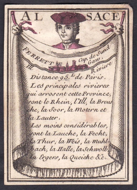 Elsass Ferrette Frankreich playing card carte a jouer Spielkarte cards cartes